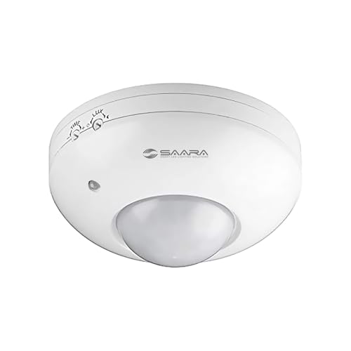 SAARA Motion Sensor with Light Sensor | Energy Saving Motion Detector Switch | Auto Day/Night On & Off | LDR Sensor Switch for Lighting Waterproof Ceiling Mounted (Pack of 1) - Image 2