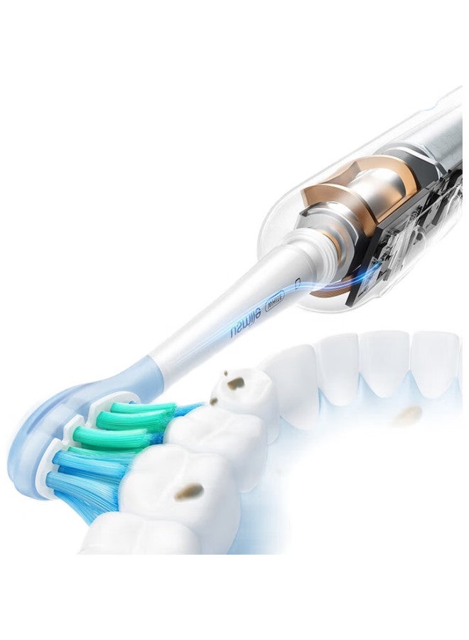 Usmile Electric Toothbrush With Shock-Absorbing Cleaning Brush Head, P10 Kunlun White, 365-Day Battery Life, Wedding Birthday Gift For Boyfriend Girlfriend, Government Subsidy - Image 1
