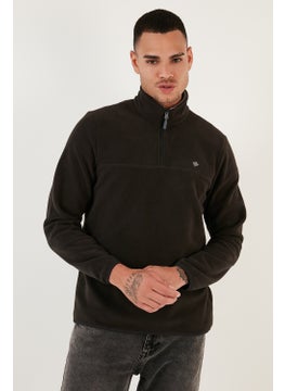 Buratti Slim Fit Anti-Pilling Non-Pilling Bato Collar Winter Raised Polar Fleece Men's POLAR 5906001  - Image 2