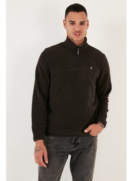 Buratti Slim Fit Anti-Pilling Non-Pilling Bato Collar Winter Raised Polar Fleece Men's POLAR 5906001  - Image 4
