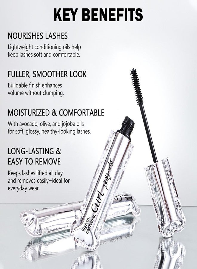 Jutqut Mascara for Older Women 60 Plus, Volumizing & Lengthening Tubing Mascara for Mature Lashes, Smudge-Proof, Long-Wear, Hypoallergenic Black Mascara, Easy to Remove - Image 3