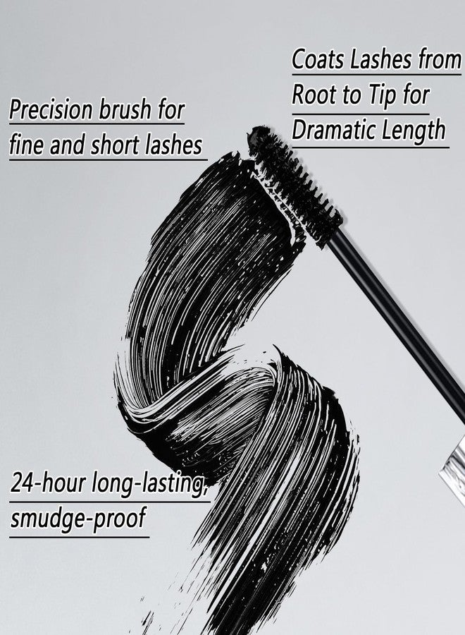 Jutqut Mascara for Older Women 60 Plus, Volumizing & Lengthening Tubing Mascara for Mature Lashes, Smudge-Proof, Long-Wear, Hypoallergenic Black Mascara, Easy to Remove - Image 4