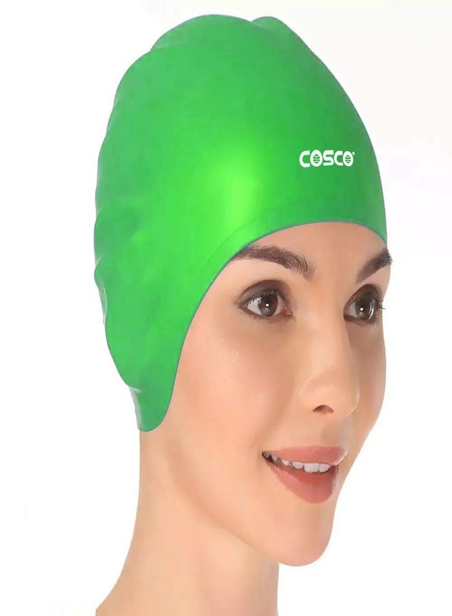 كوسكو قبعة سباحة سيليكون من كوسكو - أخضر - Image 3