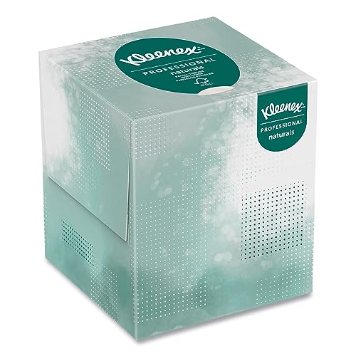 Kimberly-Clark Kleenex 21272BX Naturals Facial Tissue, 2-Ply, White, 95 Sheets (1 Box) - Image 2