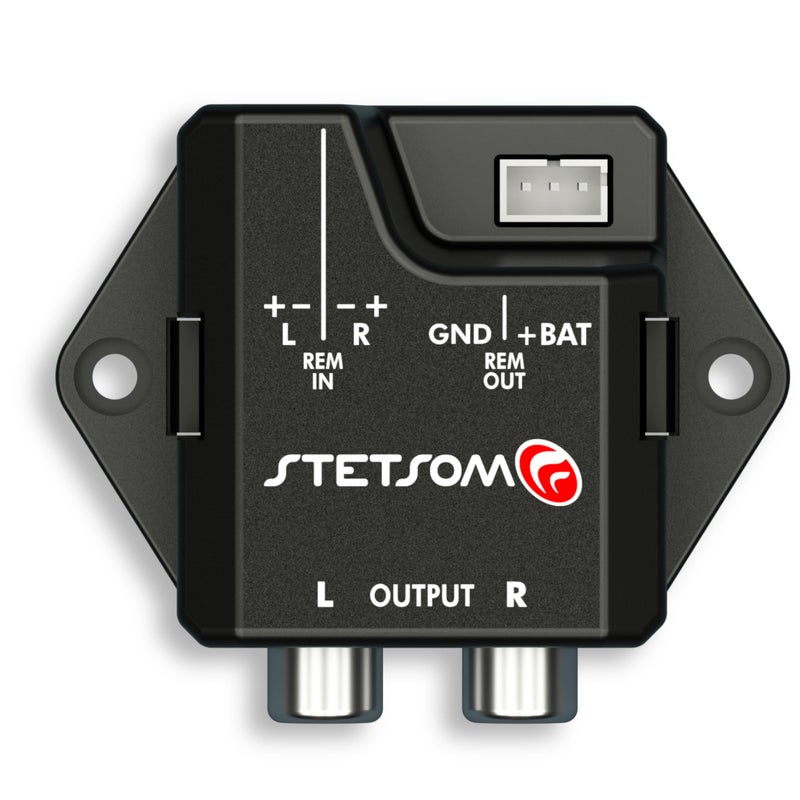 Stetsom ST6000 Audio Converter (Wire High to RCA), Remote Output Automatically Activated by Sound for Original Factory Stereo Radio Player, High Signal to RCA - Image 2