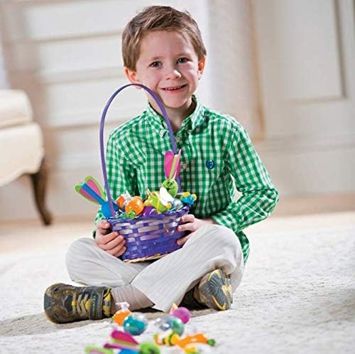 Fun Express Ombre Easter Baskets set of 12 bamboo baskets  Easter Supplies - Image 3