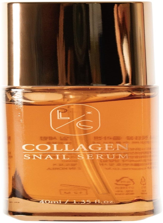 Licorne Snail Mucin & Collagen Repair Serum (1.35 fl oz) - Anti-Aging Korean Face Essence for Wrinkles & Firming - Hydrating Non-Sticky Gel for Elasticity & Glowing Glass Skin - Image 1