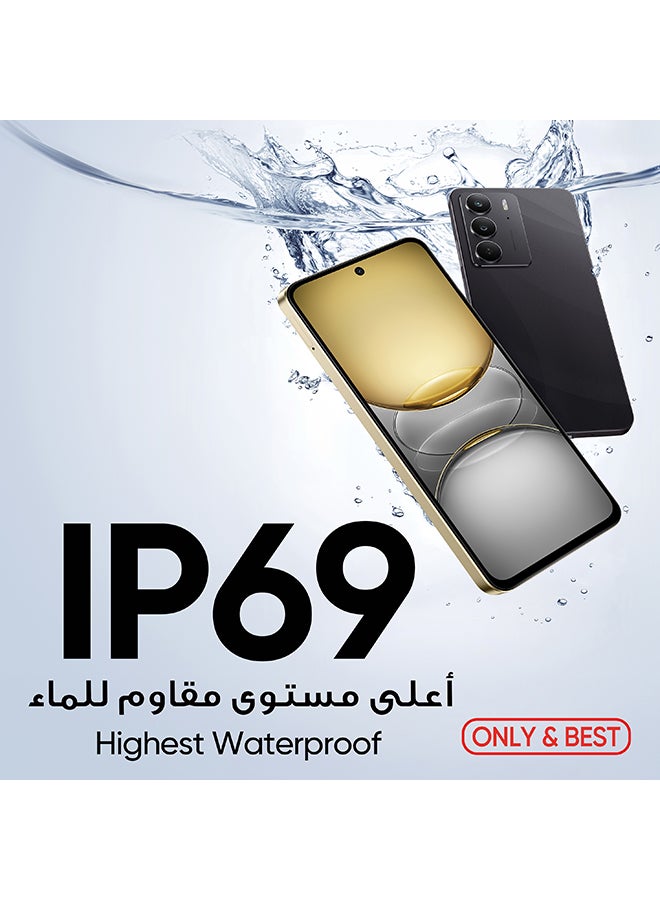 ريل مي C75 ثنائي الشريحة لون ذهبي لامع 8GB 256GB 4G - النسخة الدولية - Image 2