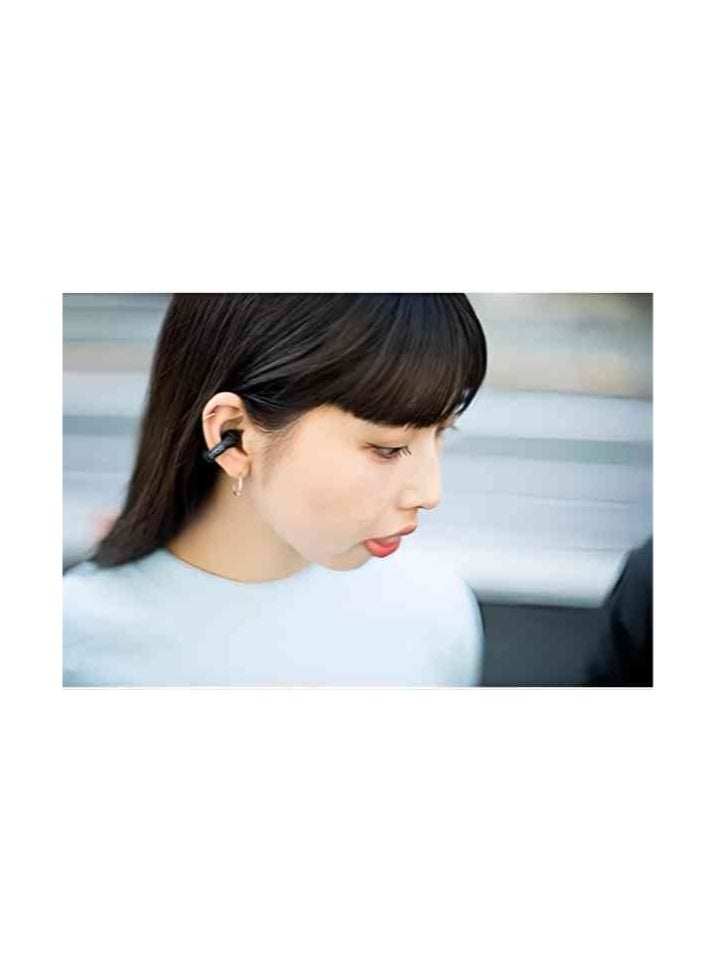 ambie Ambie Sound Earmuffs AM-TW01/BLACK, Listening To Both Ears Without Obstruction, Fully Wireless, Up To 6 Hours Of Continuous Playback, 2 Boxes Of Charging, CVC 8.0 Compatible Microphone, Equipped With  - Image 4