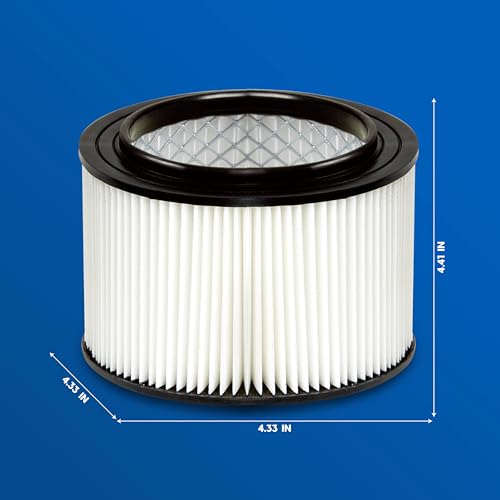 Vacmaster 4-5 Gallon Washable Cartridge Filter & Retainer – VFCF - Image 5