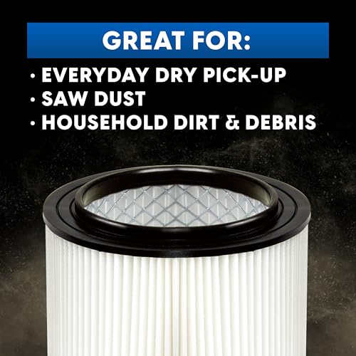 Vacmaster 4-5 Gallon Washable Cartridge Filter & Retainer – VFCF - Image 3