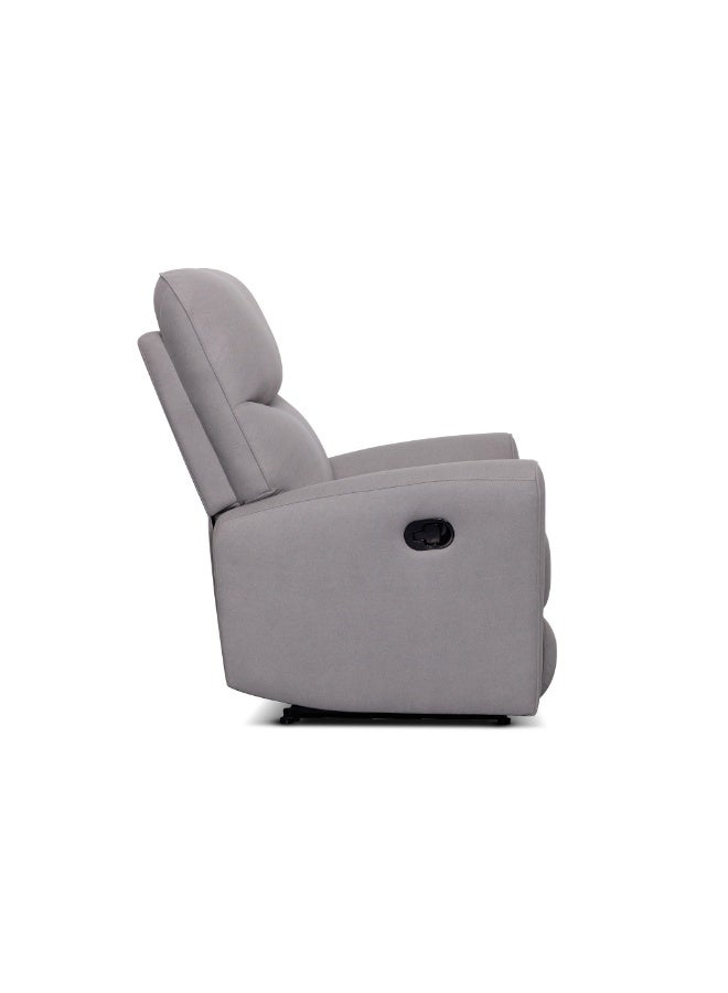 Rotai Grace Single Seater Manual Recliner Chair | Single Seater Recliner Sofa for Living Room & Home Comfort | Plush Cushioning, Smooth Recline & 2 Years Warranty (GREY) - Image 4