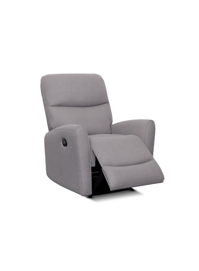 Rotai Grace Single Seater Manual Recliner Chair | Single Seater Recliner Sofa for Living Room & Home Comfort | Plush Cushioning, Smooth Recline & 2 Years Warranty (GREY) - Image 1