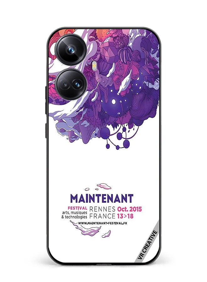 VR CREATIVE Protective Case Cover For Realme 10 Pro Plus Maintenant Festival Modern Event Design Multicolour - Image 1