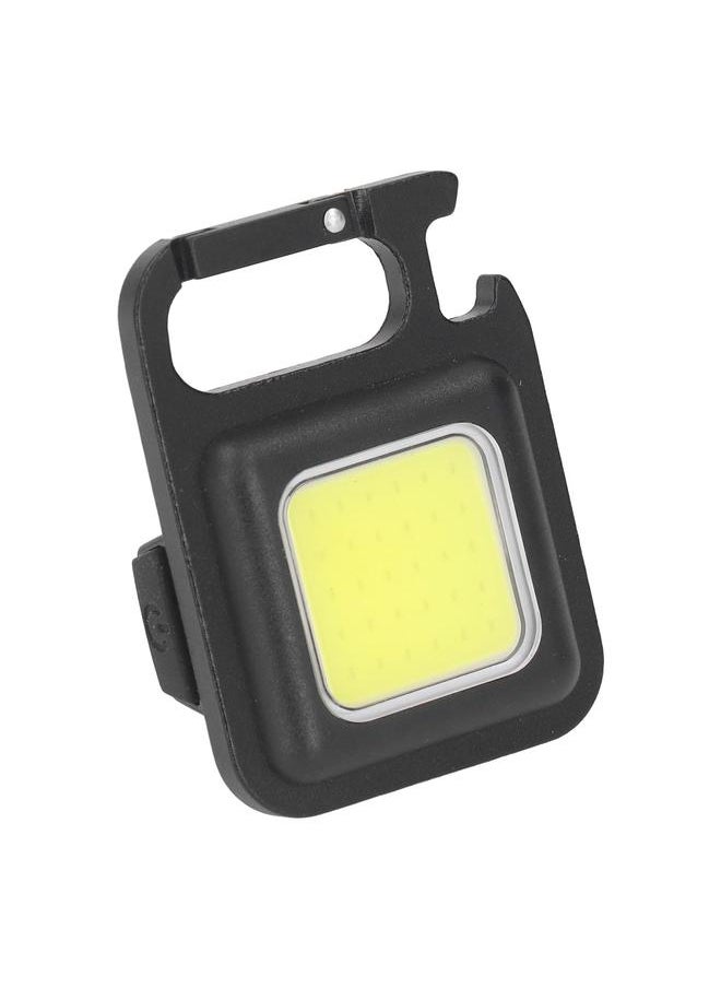 Thoraya - COB Keychain Work Light 4 Lighting Mode 800lm Bottle Opener Foldable Bracket Magnet Base USB Rechargeable Small Flashlight - Image 1