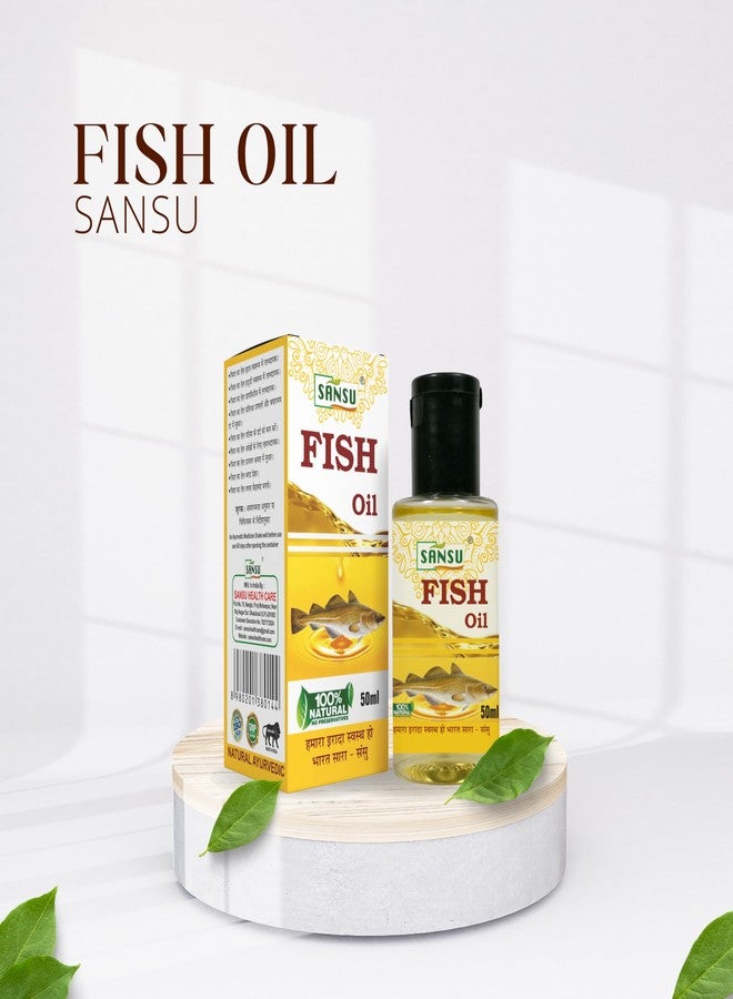 Sansu Fish oil natural Ayurvedic 100% Pure machli ka tel 50ml with Loban ka tel 50ml (pack of 2) - Image 2
