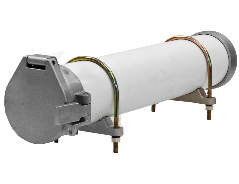Buyers Products Company Buyers Products CC400 PVC Conduit Carrier Kit, 4 Inch Diameter, Mounting Hardware Included, Spring-Loaded Latch, Weather-Resistant Door Gasket - Image 1