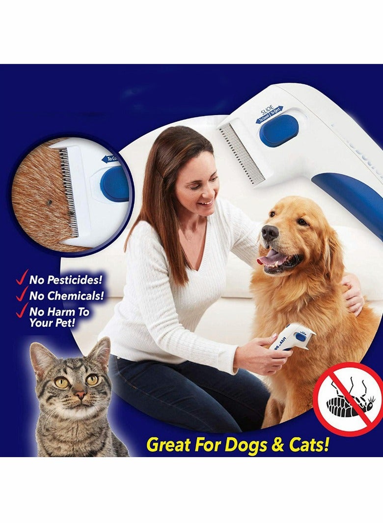 Electric Pet Grooming Combs for Cats and Dogs, Efficiently Remove Loose Fur and Hair - Image 4