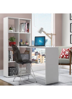 Bianca Londrina Desk with 8 Cubes 135 x 149 x 69 cm