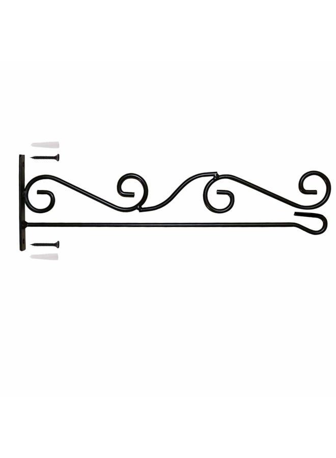 HOOSUN Wall Garden Flag Holder,Wall Garden Flag Stand,Garden Flag Scroll Hanger,Garden Flag Wall Hanger,one Piece Garden Flag Stand for Wall Porch,Great Gifts Ideas - Image 1