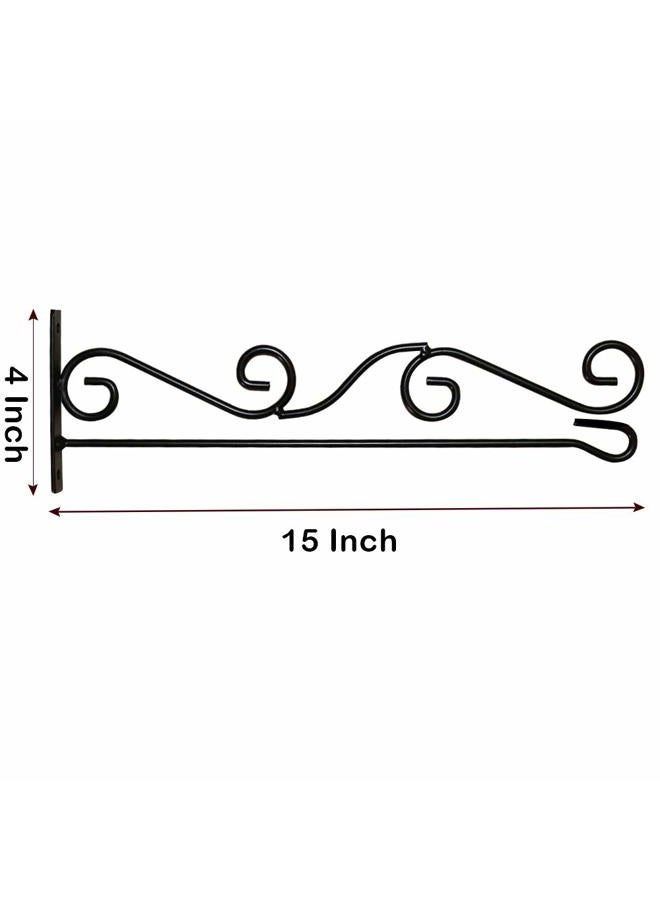 HOOSUN Wall Garden Flag Holder,Wall Garden Flag Stand,Garden Flag Scroll Hanger,Garden Flag Wall Hanger,one Piece Garden Flag Stand for Wall Porch,Great Gifts Ideas - Image 5