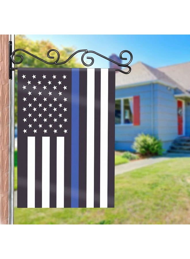 HOOSUN Wall Garden Flag Holder,Wall Garden Flag Stand,Garden Flag Scroll Hanger,Garden Flag Wall Hanger,one Piece Garden Flag Stand for Wall Porch,Great Gifts Ideas - Image 3