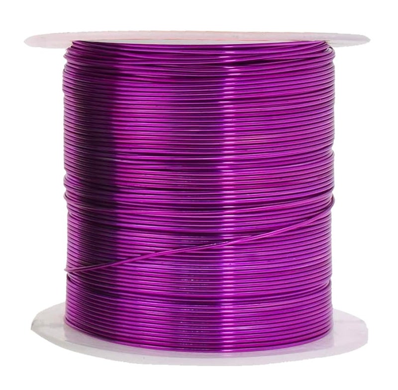 Mandala Crafts 22 Gauge Anodized Aluminum Craft Wire for Jewelry Making - 400 FT Colored Flexible Rainbow Wire - Bendable for Bonsai Armature Crafting Sculpting - Image 5