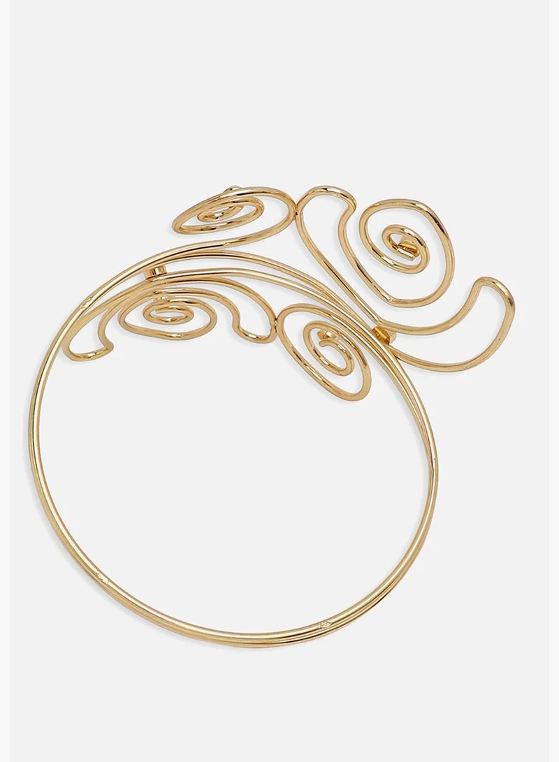 SOHI Gold Plated Party Designer Armlet For Women