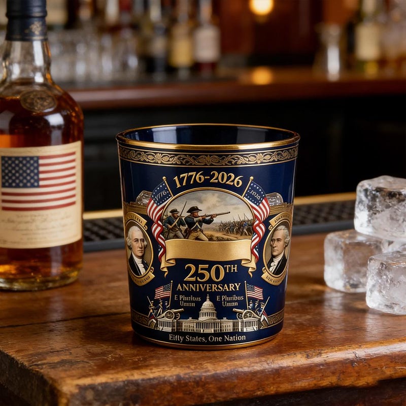 New cross-border commemorative whisky glasses, whisky anniversary commemorative glasses, whisky glasses. - Image 5