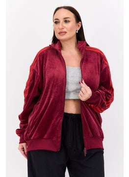 Adidas x Ivy Park Women Sportswear Fit Long Sleeve Outdoor Sweatshirts, Maroon