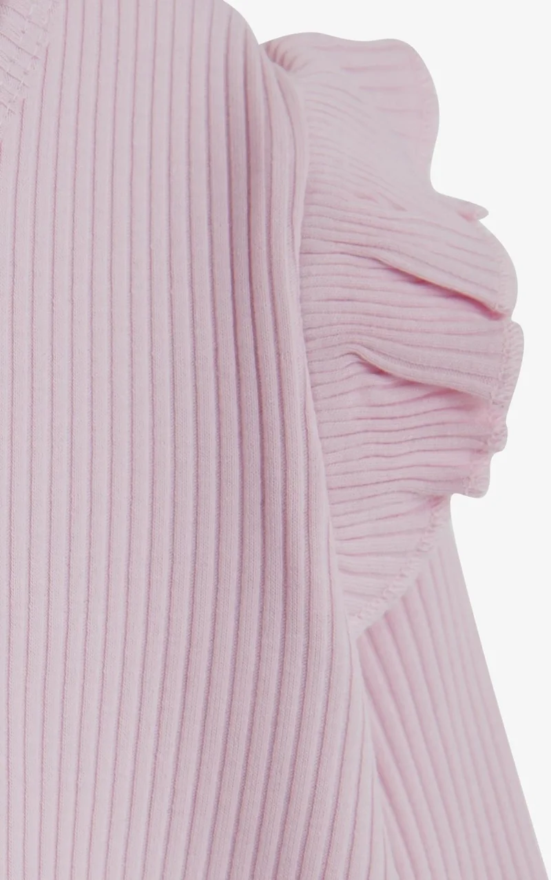 بريز Girl Long Sleeve Blouse Ruffled 2-6 Years, Pink
