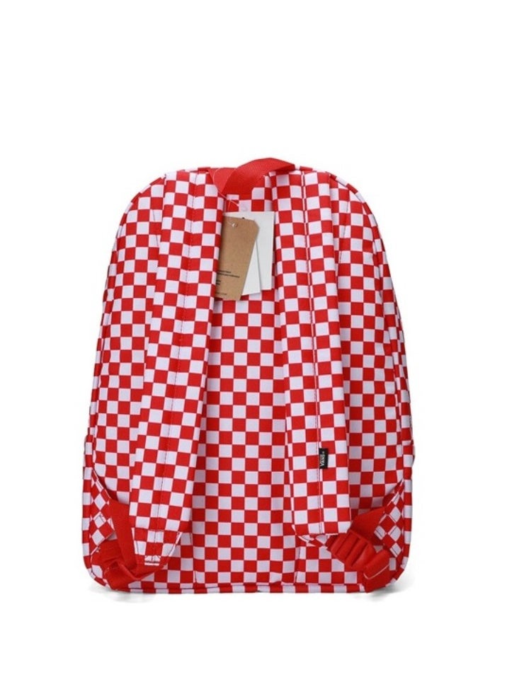 VANS 【School season】 Classic checkerboard print schoolbag Colorful schoolbag Large capacity schoolbag Universal schoolbag Laptop schoolbag  - Image 2
