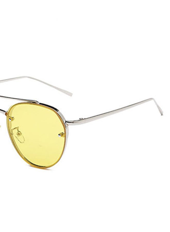 اليشمك نظارة شمسية بإطار آفياتور كامل الحواف للنساء - Image 4