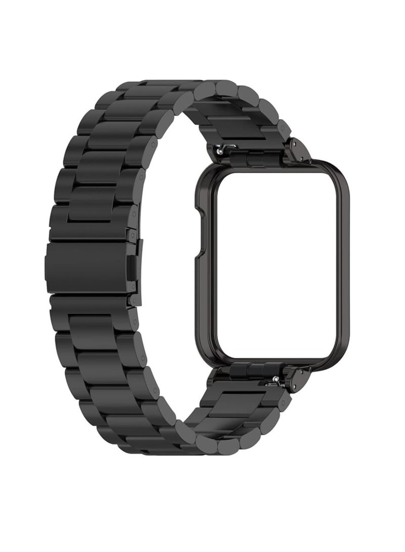 Xiaomi Mi Watch 2 Lite Bracelet, Stainless Steel Woven Mesh Watch Strap with Frame for Redmi Watch 2 Lite - Image 2