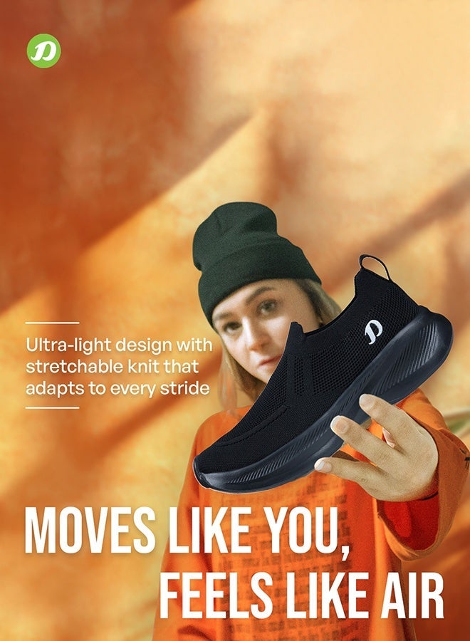 DOCTOR EXTRA SOFT Men's Sports Shoes with Memory Foam Cushioned Insole|Running Walking Gym Training Jogging Athletics|Comfortable & Stylish|Casual & Lightweight|Slipon Sneaker Gent's & Boy's ART-2008 - Image 3