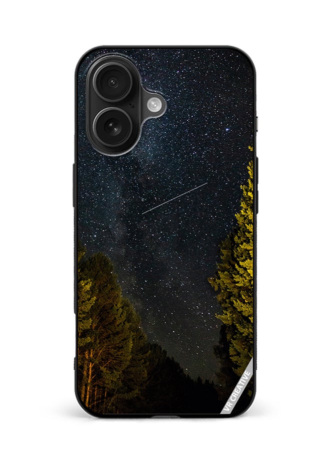 VR CREATIVE Protective Case Cover For Apple iPhone 16 Plus Blending Lights Design Multicolour