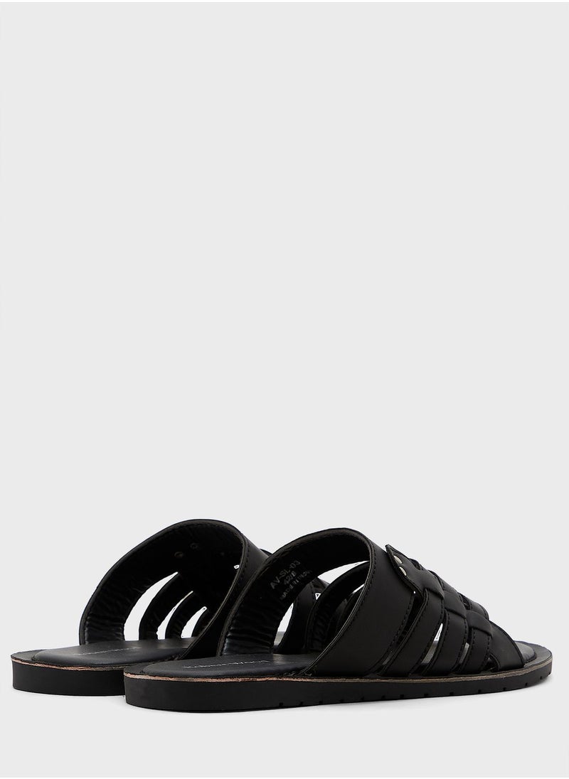 Robert Wood - Toe Ring Skeleton Sandals - Image 1