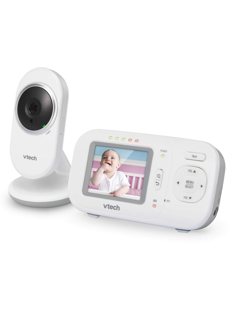 vtech VTech VM320 2.4 Inch Digital Video Full-Color Baby Monitor with Automatic Night Vision, White  - Image 2