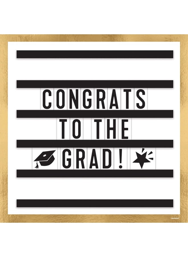 Amscan لوحة رسائل كرتونية للتخرج