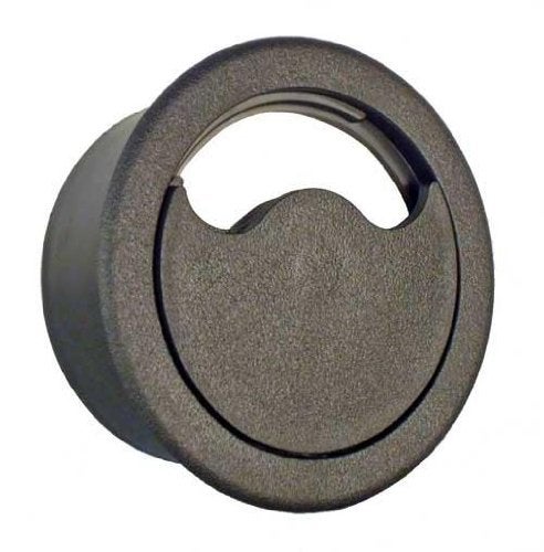Access Floor Systems Heavy Duty Floor Grommet w/Cover 3 Inch | Black ABS Plastic Grommet for Cable Organization | Great to Organize Cables | Easy Installation - Image 1