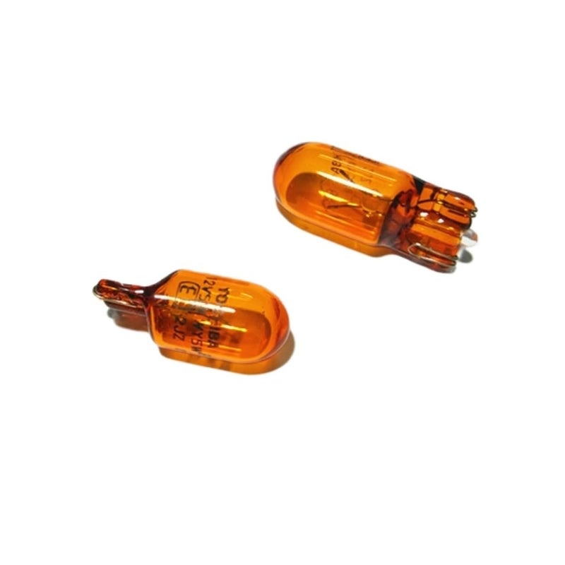 Piumeif T10-WY5W Turn Signal Lights Bulb/Side Marker/Side Mirror Turn Signal Small Bulb 12V 5W fit for Audi A4/A6, Passat B5 Golf 4,Chevrolet TRACKER/Cruze,12-20 CIVIC -Amber Bulbs (2PCS) - Image 5