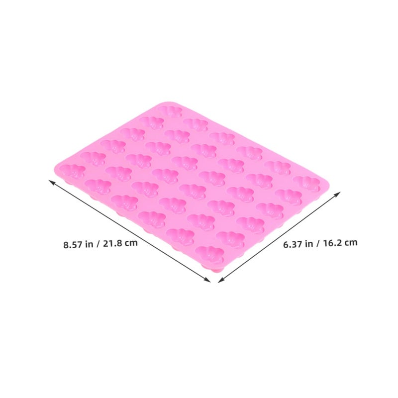 Pink Reusable Flexible Silicone Mold for Cake Chocolate Jelly Candy Making 2PCS - Image 3