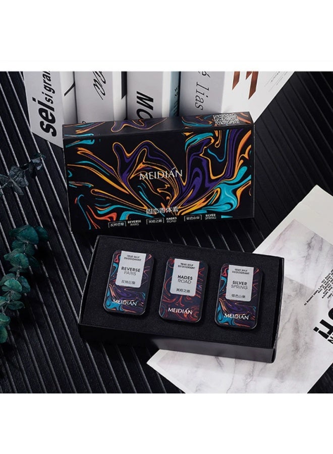 Meidián Solid perfume cream solid perfume set long-lasting fragrance portable - Image 3