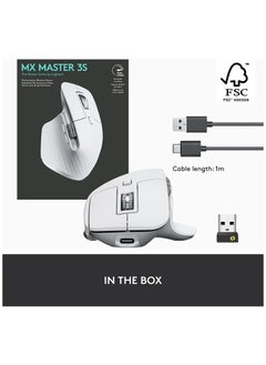 MX Master 3S For Mac Ultra Fast Scrolling Bluetooth Mouse Ergonomic 8K DPI Glass Tracking Quiet Click USB C Apple Ipad Light Grey - pzsku/Z4360977115A149F68BE7Z/45/_/1738586711/0e5bd9a1-6a03-4fc9-9ae8-bd9d4040e9b3