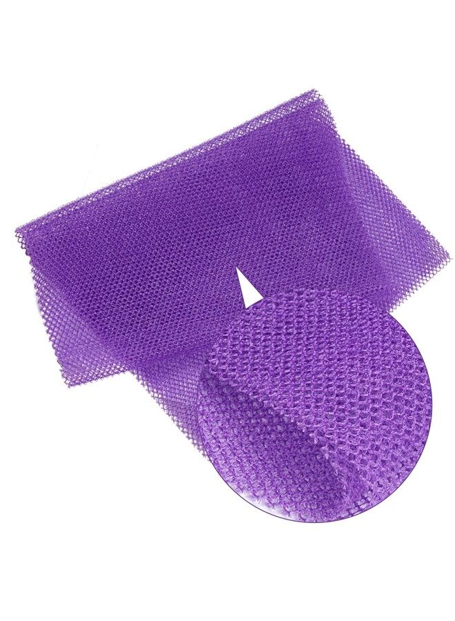 2 Pcs African Exfoliating Net, Fengek 31.5 Inch African Long Body Net Sponges Skin Back Scrubber for Daily Shower Bathing Exfoliating (Multicolor 3)