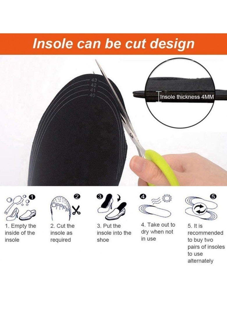 Generic Shoes Heating Pad Mat USB Heating Insole Electric Foot Warming Charging And Heating Size Can Be Cut Washable  - Image 5