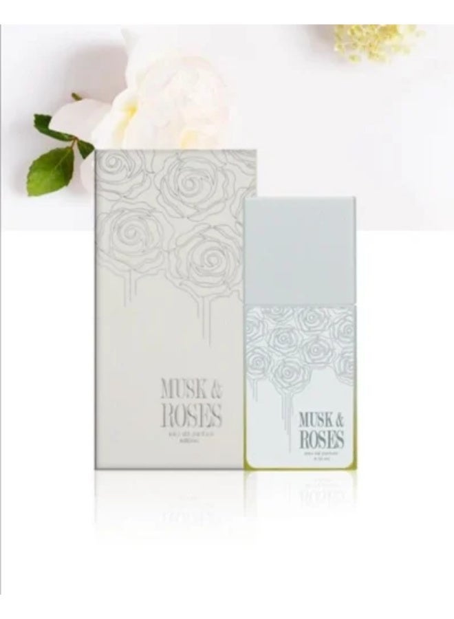 Ahmed Al Maghribi AHMED Musk & Roses 50mL Sensual Perfume for Women and Men with Sandalwood, Oud, Cedar Base blended with a Fresh Fruity Top by Al Maghribi Arabian Oud - Image 2