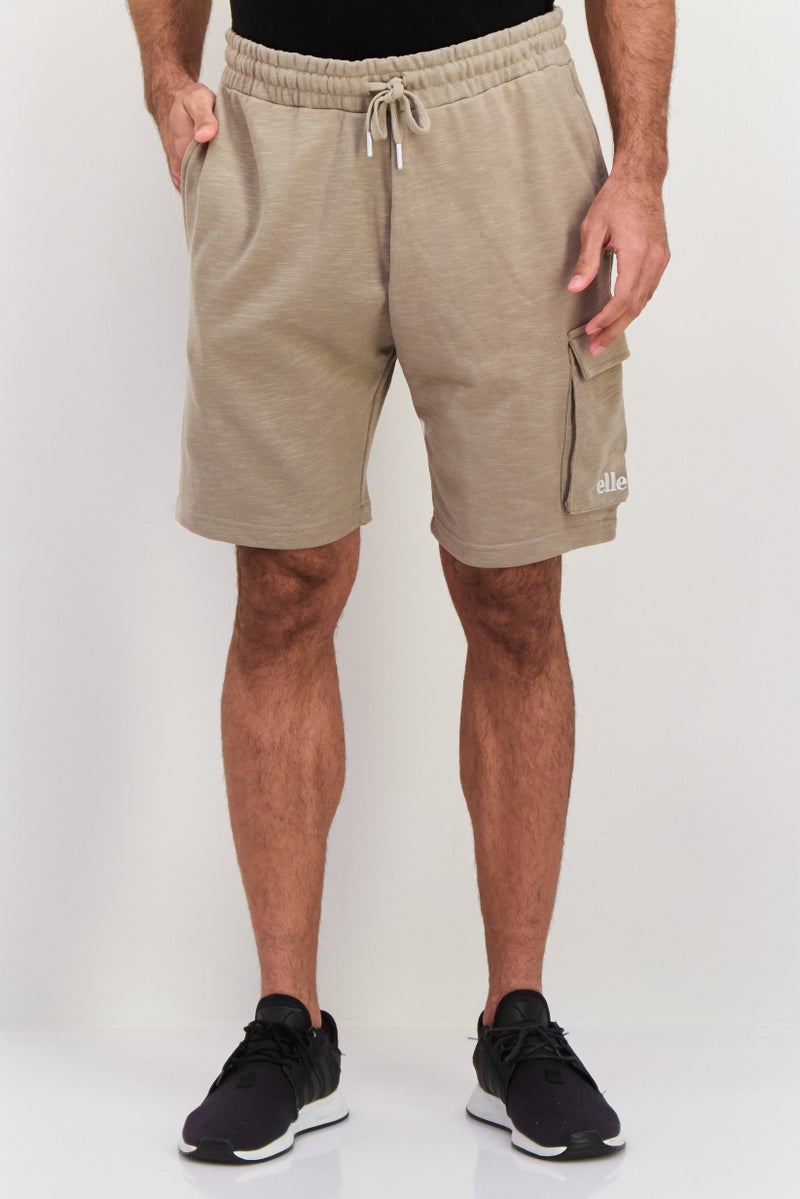 Ellesse Men Sportswear Fit Training Shorts, Khaki - Image 1