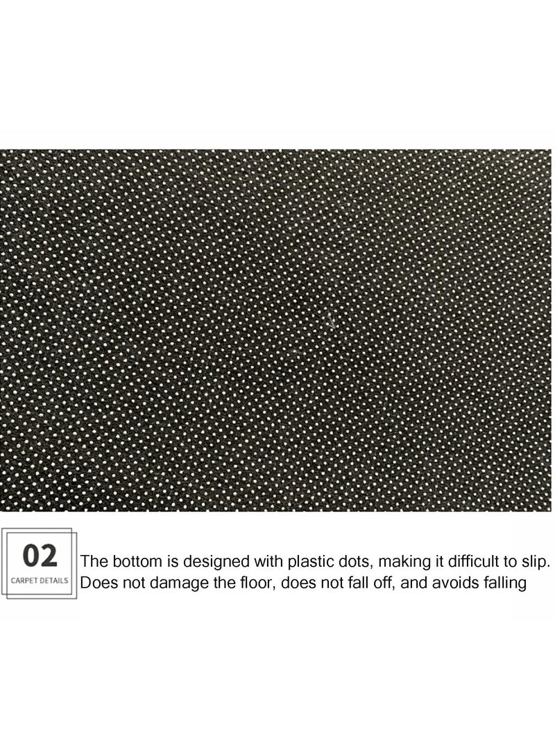 كي واي دي سجاد ناعم سجاد زغبي سجاد لغرفة المعيشة غرفة النوم ديكور منزلي سجادة غير منزلقة قابلة للغسيل زخرفة منزلية سجادة 100x160 سم - Image 4