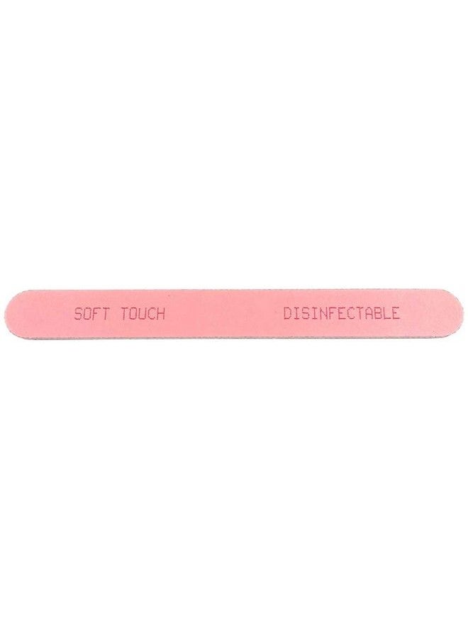 Soft Touch Nail File Double Sided 280320 Grit Lightdark Pink For Natural Nails 7 Inch 5 Piece  - Image 3